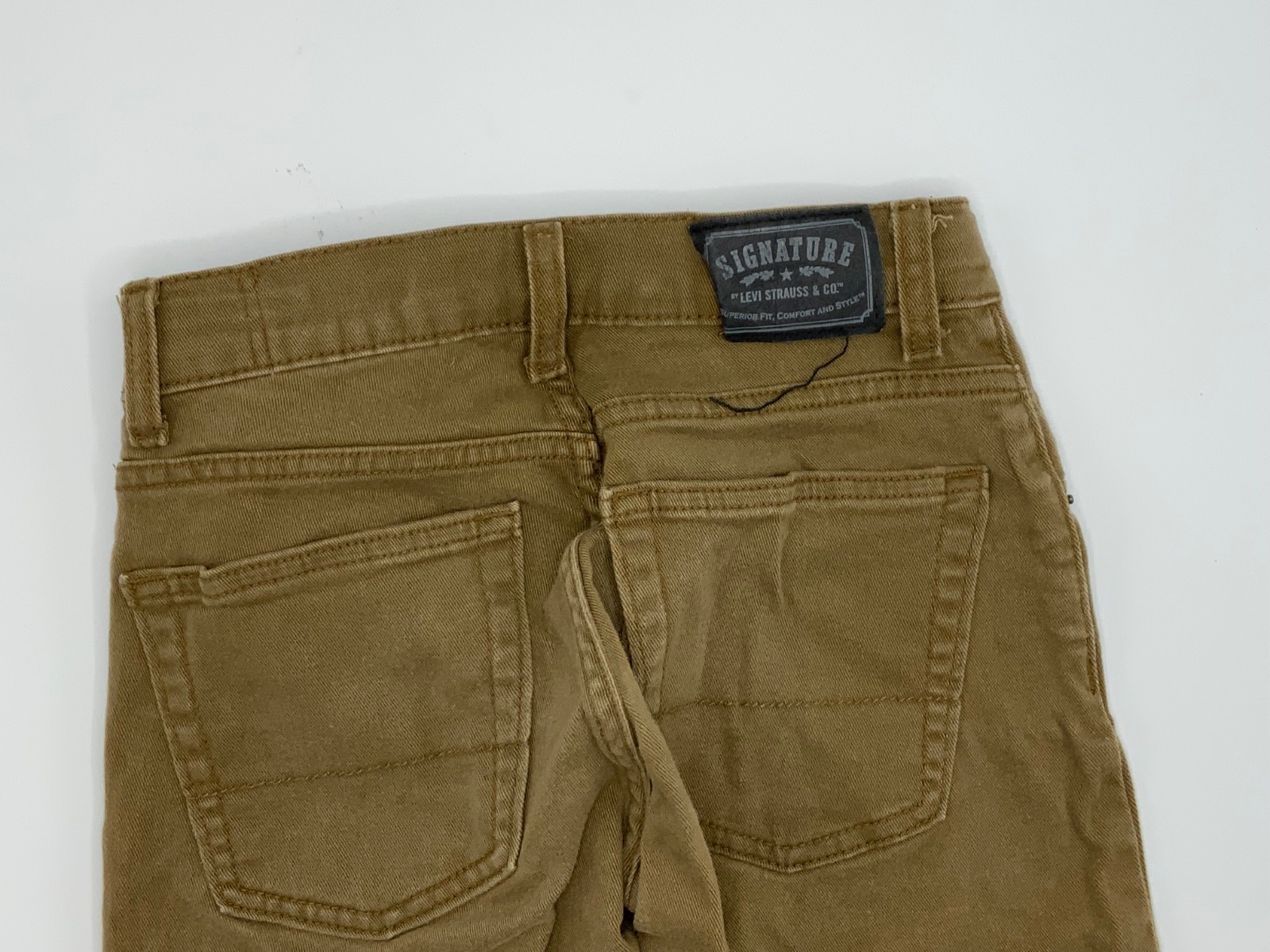 Signature by Levi Strauss & Co. Boys Brown Jeans size 10 Regular image 4
