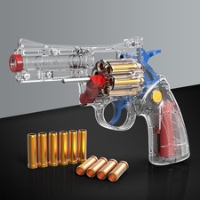 Soft Bullet Gun Rotary Pistol Boy Manual Loading