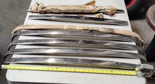 Ford 1950 F6 - F8 Grill Bar Trim With Clips No Crank Hole Big Truck Ford 1950 F6 - F8 Grill Bar Trim With Clips No Crank Hole Big Truck