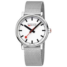 MONDAINE - evo 40 mm Milaneseband, Edelstahlg...