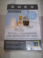 EDEKA-Treuepunkte- SMEG 1 volles Heft Stillvoll Organisieren + Geniessen