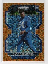2021 Panini Prizm Dayo Odeyingbo #387 Orange Fast Break (RC)