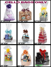 Clear Basket Size polypropylene cellophane Ba...