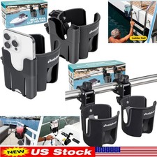 Boat Rail Cup Holders 2pack360 Adjust Clamp-on Marine Drink Holder Boat Gifts Boat Rail Cup Holders 2pack360 Adjust Clamp-on Marine Drink Holder Boat Gifts