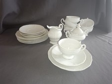 Weimarer Porzellan Kaffeeservice  DDR Weiß