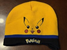 Nintendo Pokemon 2000 Beanie Pikachu Pokeball Yellow Blue
