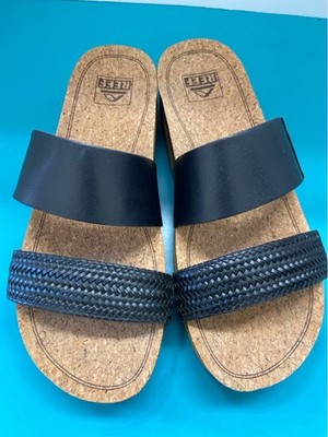 Reef Women's Size 8 Black Sandals Shoes