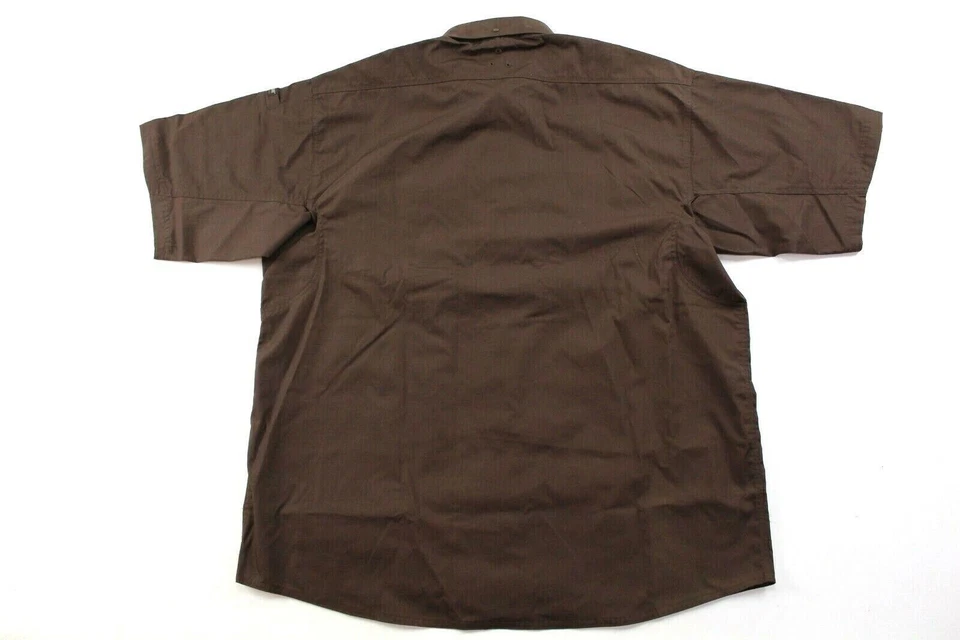 Large Blackhawk Chocolate Brown Short Sleeve Tactical Shirt - Image 2 of 3