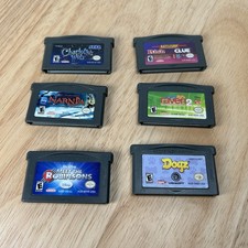 Game Boy Advance Games Lot of 6 Disney Dogz Risk Narnia Charlotte’s Web