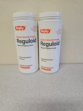 LOT 2 Rugby Reguloid Original Smooth Powder Natural Psyllium Husk 10oz Exp 10/27
