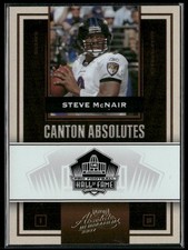 2007 Playoff Absolute Memorabilia Steve McNair #CA-19 Canton Gold /50