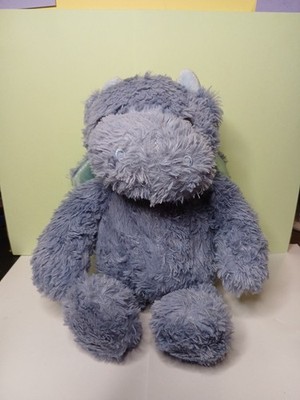 With Snuggles 8 Zoll blauer Drache mythisches Plüschtier Kuscheltier gebraucht sehr guter Zustand