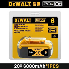 100% Genuine DeWalt 20V Rechargeable Lithium-Ion Battery for Power Tool DCB200/6