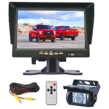 iPoster Backup Reversing Rear View Camera with 7" Monitor for Truck Car  Tractor