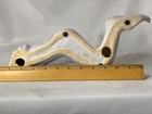 White Ceramic Laying Mermaid Figurine 13” — photo 3