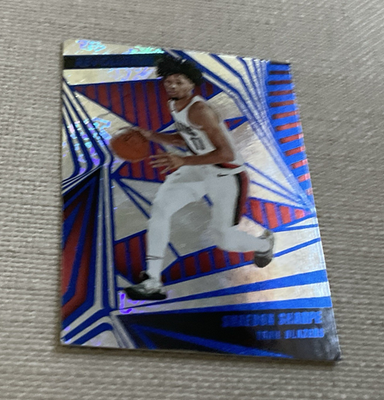 #ad Panini Prizm Shaedon Sharpe Portland Trail Blazers Basketball Card #149 Prizm $2.00