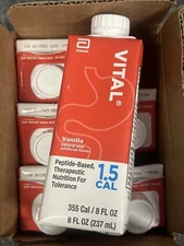 6x Vital 1.5 Cal Vanilla Ready to Use Tube Feed  (64825) - FREE PRIORITY!