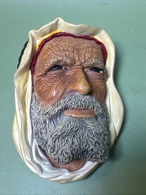 Vintage BOSSONS Made In Congleton England Arab Sheik Syrian Head - GC