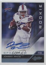 2011 Absolute Memorabilia Rookie Spectrum Platinum 18/25 Johnny White Auto 0c2