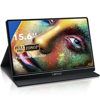 Lepow Z1 15.6'' Full HD Portable External Monitor FHD IPS 60hz 1080 Type-C