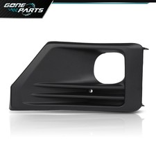 Fog Light Bezel Black Front Left Driver Side Fit For 19-23 Toyota RAV4 TO1038226