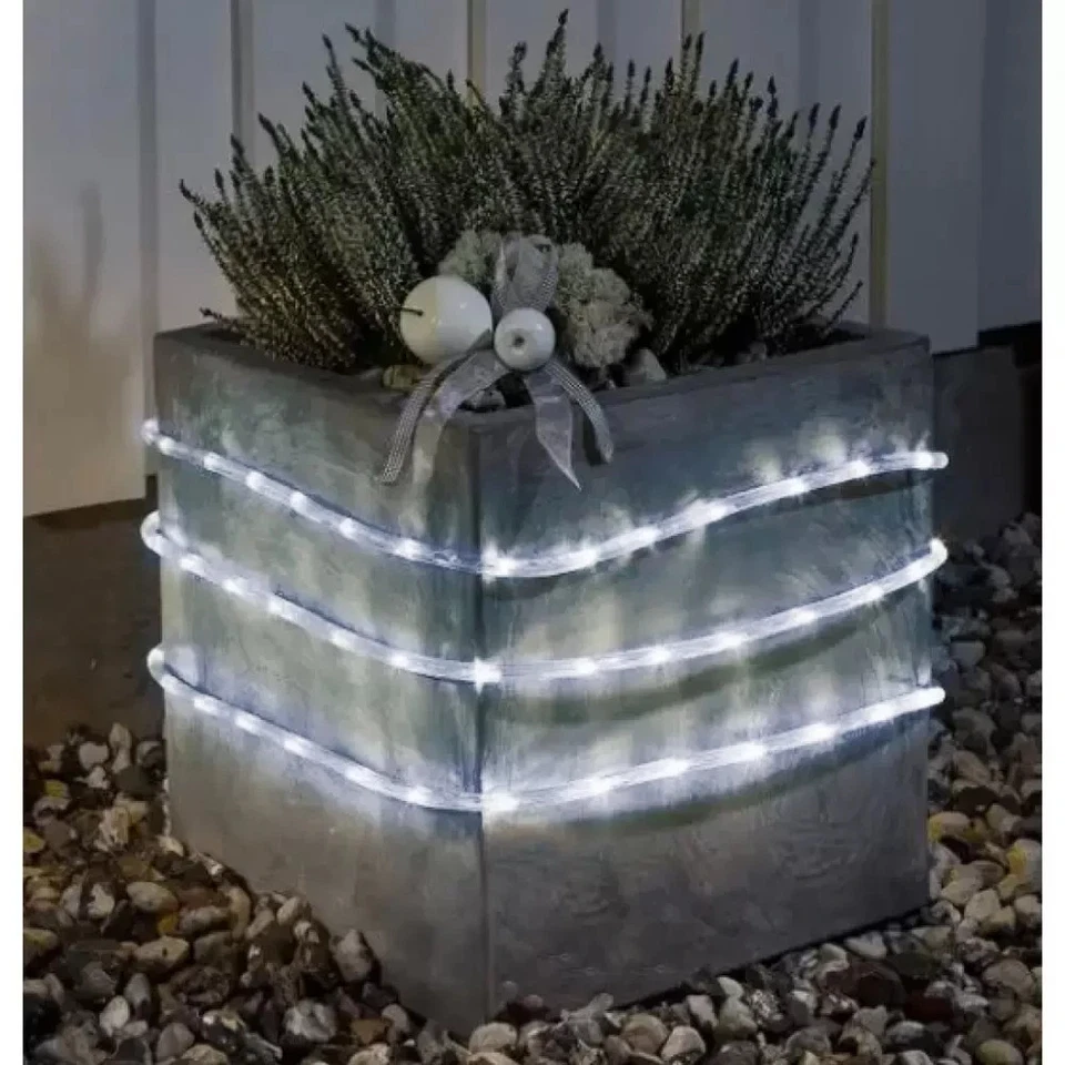 Tubo luminoso 50 metri da esterno da 1000 Led Bianco Freddo Wisdom - Immagine 2 di 4