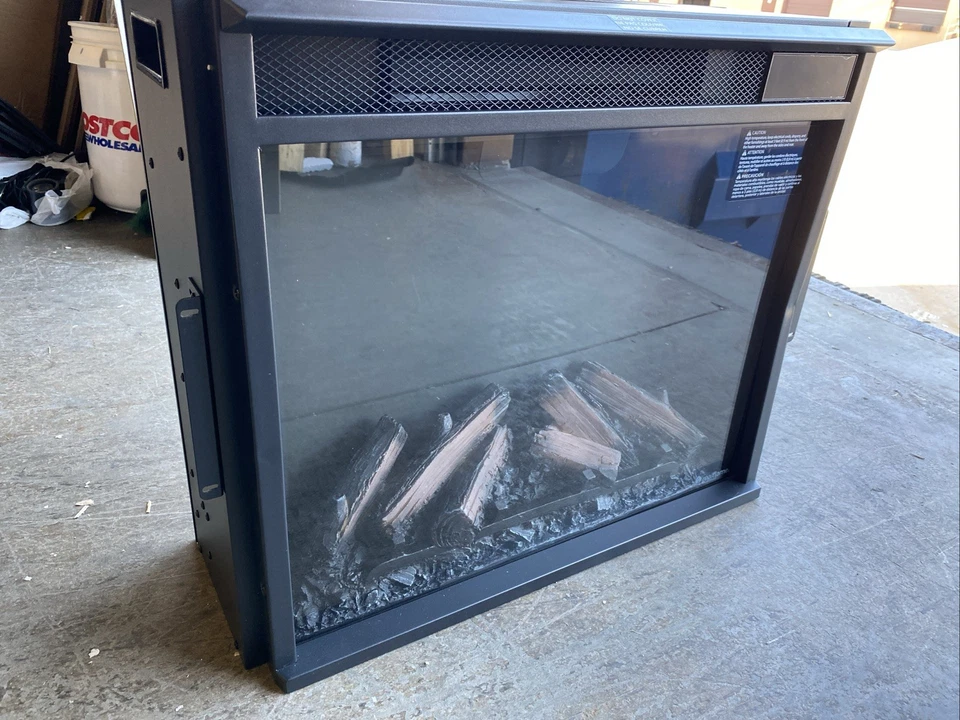 Real Flame 4199 VividFlame 24" Freestanding Electric Fireplace Heater 4780 BTU - Image 2 of 4