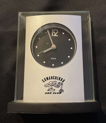 Personalized Desk Clock - COMANCHEROS CAR CLUB Logo Desk Clock