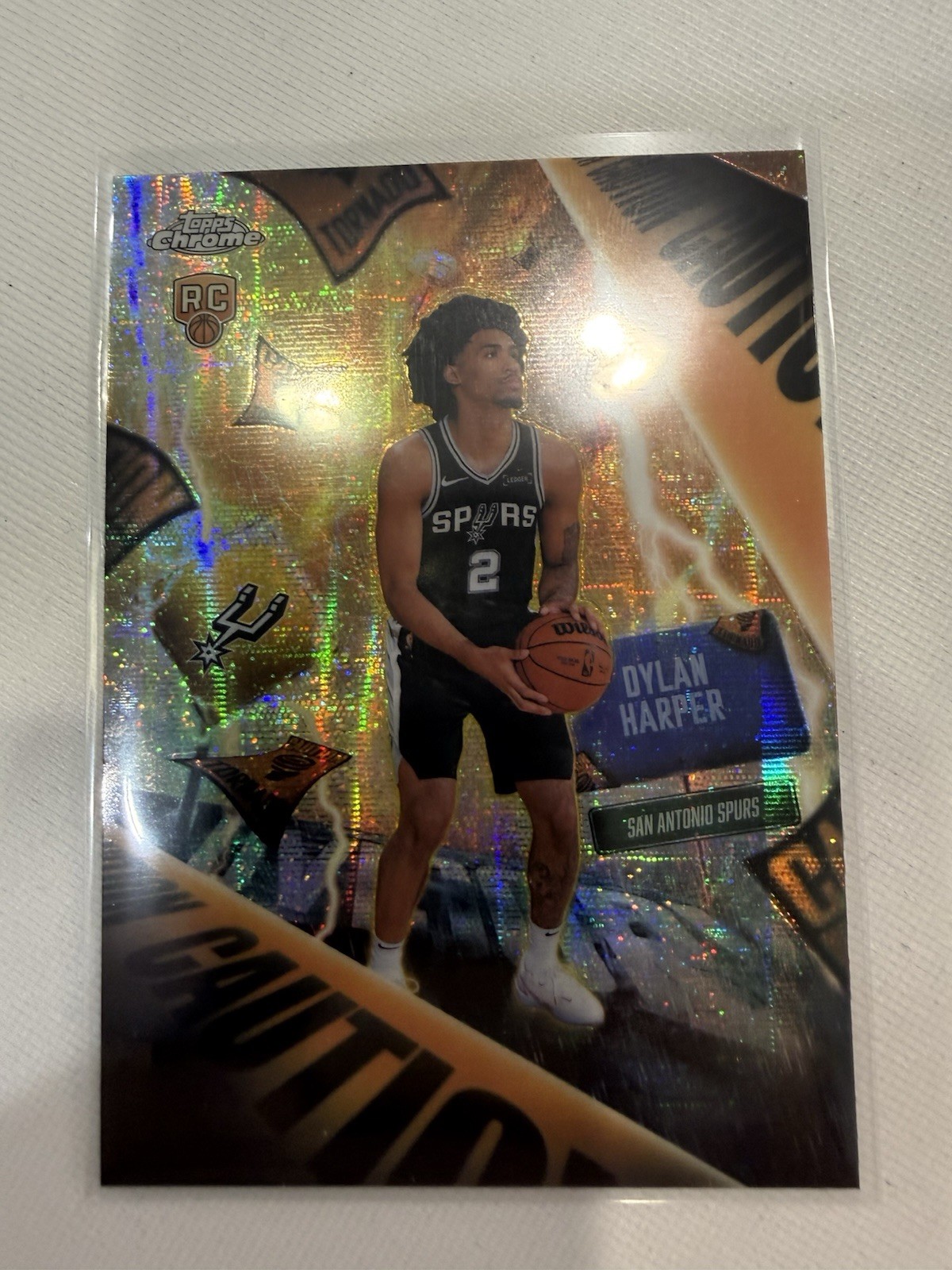 DYLAN HARPER 2025-26 Topps Chrome ADVISORY REFRACTOR Rookie RC AD-2 SSP CASE HIT