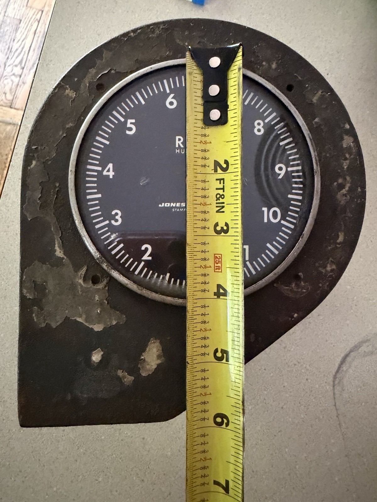 60's-70's Jones Motrola  Mechanical Tachometer 4” Large Diameter TRANS AM