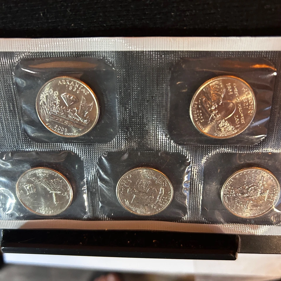 2003 S PROOF  State Quarter Set GEM (CLAD) & 2003 P/D BU UNCIRCULATED SET *gems - Image 3 of 4