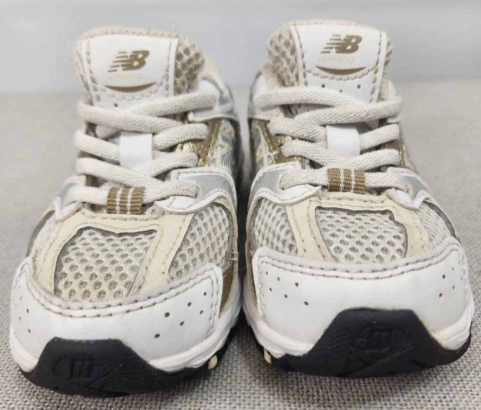 New Balance 530 Bungee Shoes Kids Toddler 6 White Gold Running Outdoors IZ530RD - Image 3 of 4