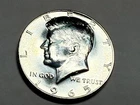 1965 SMS BU (Special Mint Set) 40% silver Kennedy half. Semi-prooflike. #o11