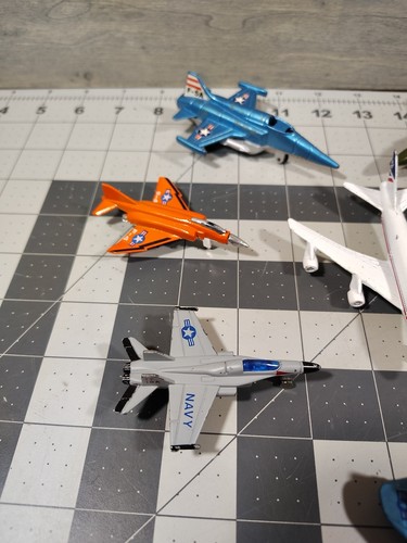 Diecast Us Fighter Jets e British Airline 747 aereo lotto di 8 - Foto 3 di 13