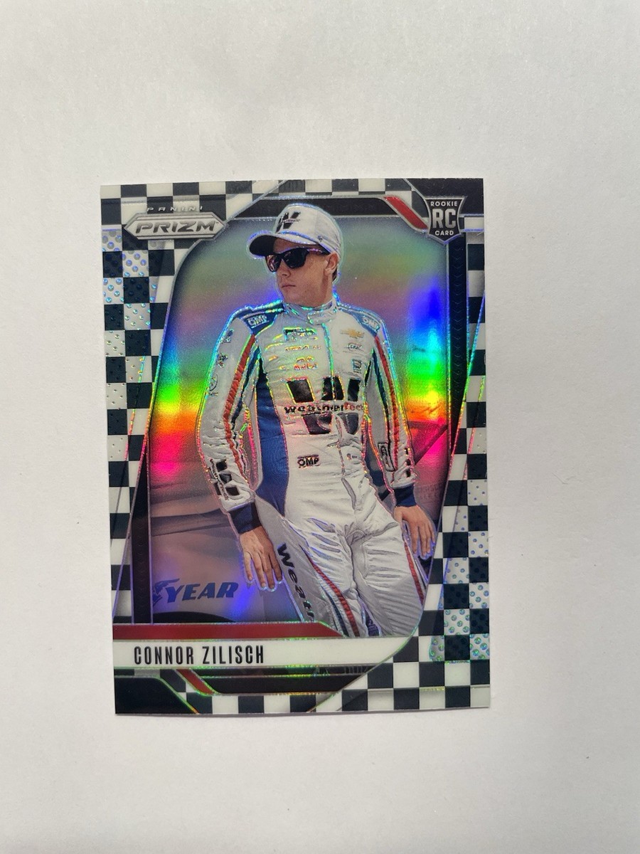 2025 Panini Prizm - Connor Zilisch #29 Checkered Flag Prizm /75