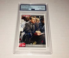 Tom Thibodeau 2004-05 Topps Total #380 Signed Rookie Card Auto PSA RARE