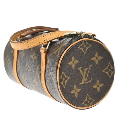 Louis Vuitton Papillon Shoulder Bag 19 Brown Canvas for sale