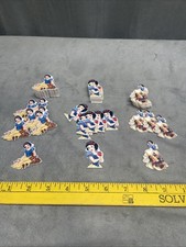 Snow White Princess Bambi Dwarfs Apple Planar Resin Hair Bow Center Lot Of 53