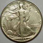 1945-P 50C Walking Liberty Half Dollar AU50 - Book Value $50