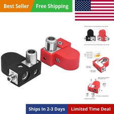 Solid Brass Positive Negative Battery Terminals with Adaptor Collars, 1X0/2/4...