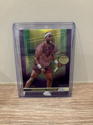 2024 Topps Chrome Tennis #132 Frances Tiafoe Purple Refractor /499