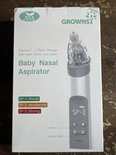 GROWNSY Nasal Aspirator for Baby, Electric Baby Nose Sucker with Larger Suction