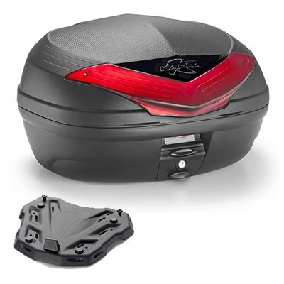 Set Bauletto K466N [ KAPPA ] + Platte Benelli Leoncino 500 Trail 2019 2020