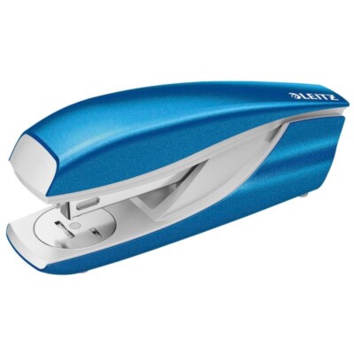 LEITZ Heftgerät Hefter Tacker NeXXt 5502 bis 30 Blatt metallic-blau 55022036