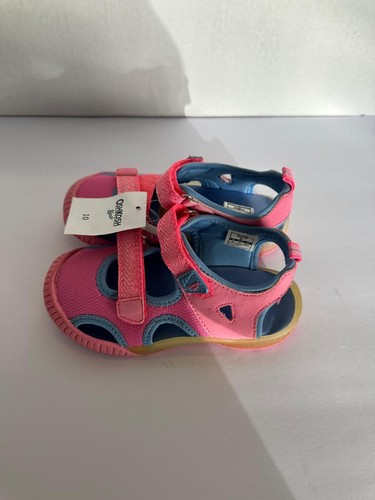 OshKosh B'Gosh Zap 2 Light-Up Shoes Girls Size 10 Pink Toddler Fisherman - Picture 2 of 6