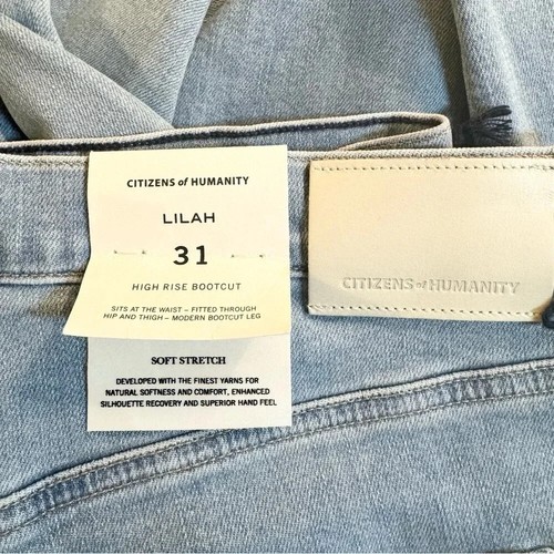 NWT Citizens of Humanity Lilah High Rise Bootcut Jeans Flare Denim Blue Sz 31 - Picture 10 of 15