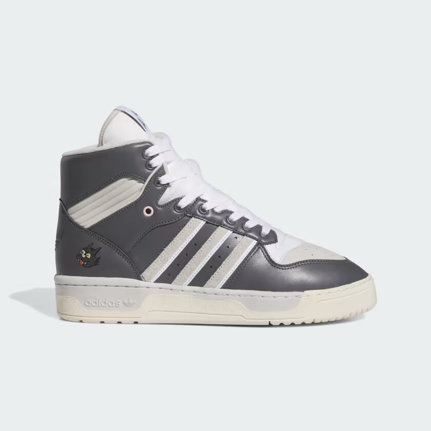 Мужские кроссовки ADIDAS ADIDAS RIVALRY HIGH SCRATCHY Grey Five Cream White IE7565 Simpsons