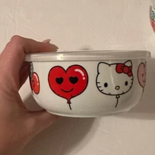 Hello kitty heart balloon container bowl small bowl only
