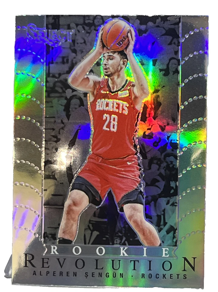 2021-22 Panini Select Revolution SILVER PRIZM PARALLEL Alperen Sengun Rookie RC - Image 3 of 4