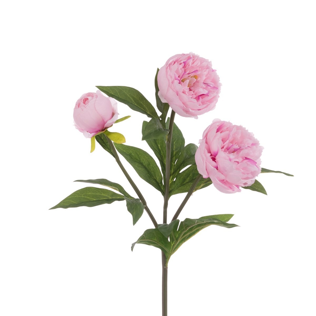 Faux Silk Long Peony Stem 76cm/30 Inches Tall Pink